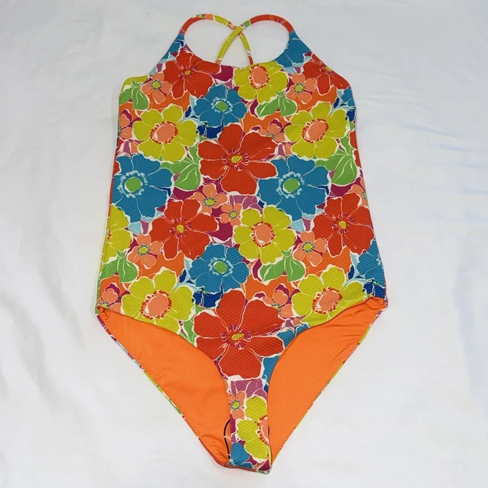 Beach Riot Girls Little Julia One Piece Swimsuit, 11/12 kids
